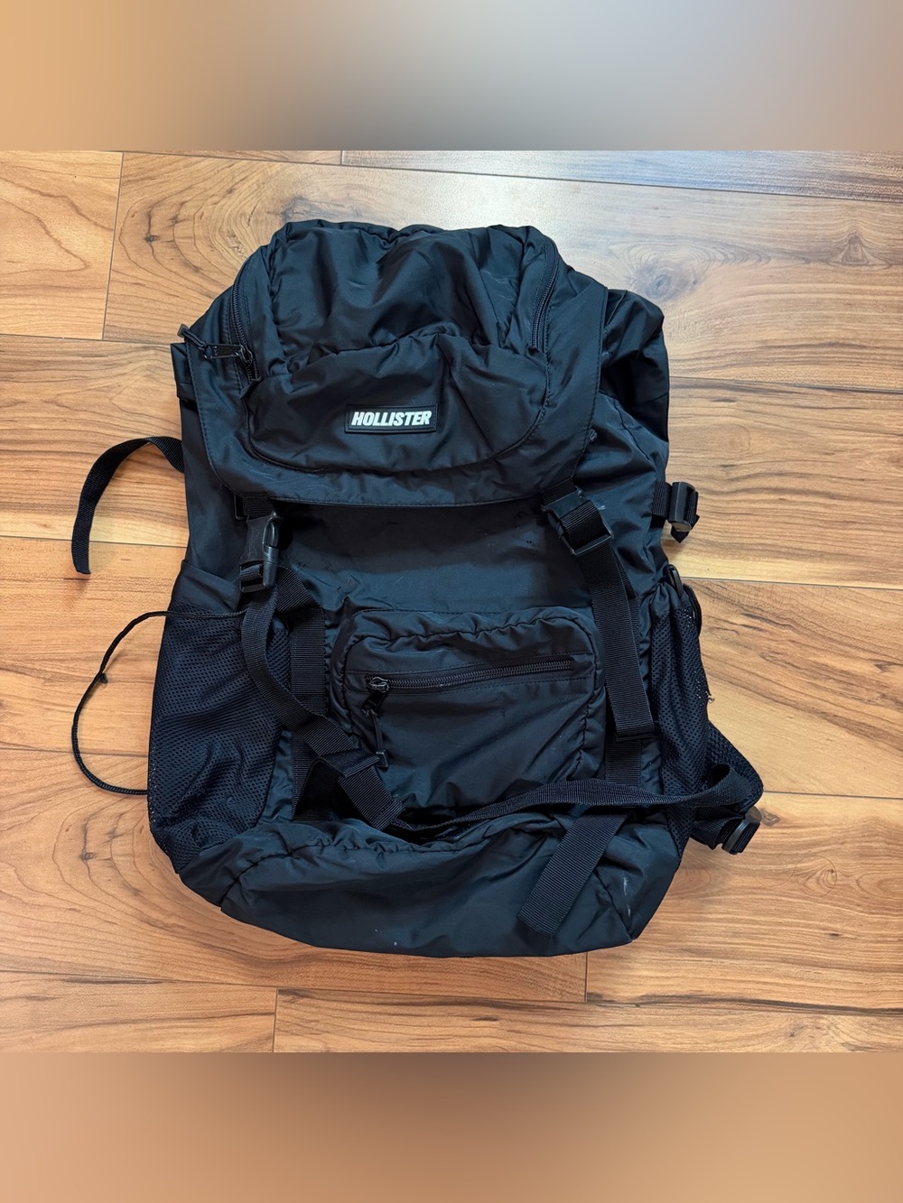 Hollister Black un Backpack - Durable Everyday Bag